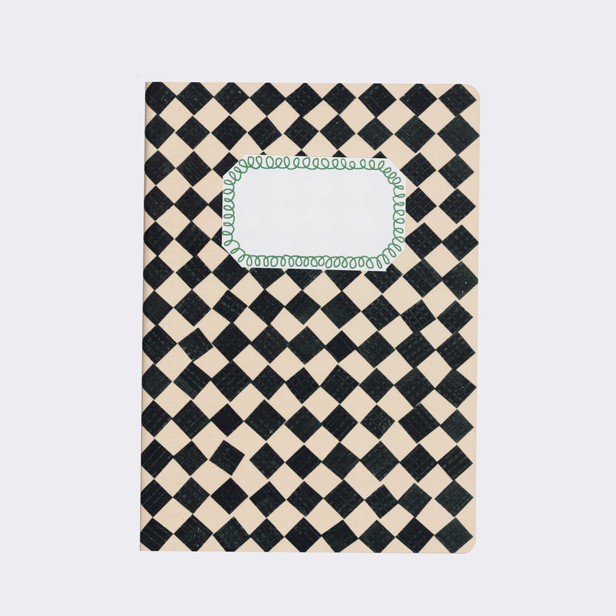 A5 Black and White Chequered Sketch/Notebook