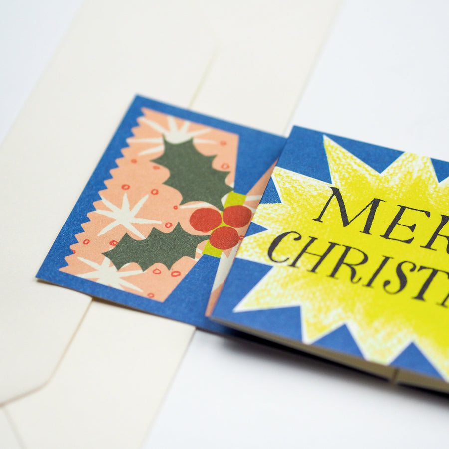 Christmas Cracker Starburst Card