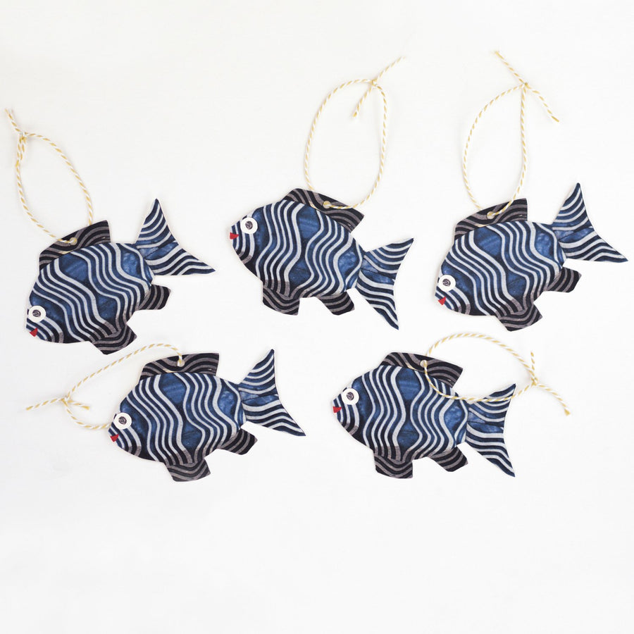 Fish gift tags