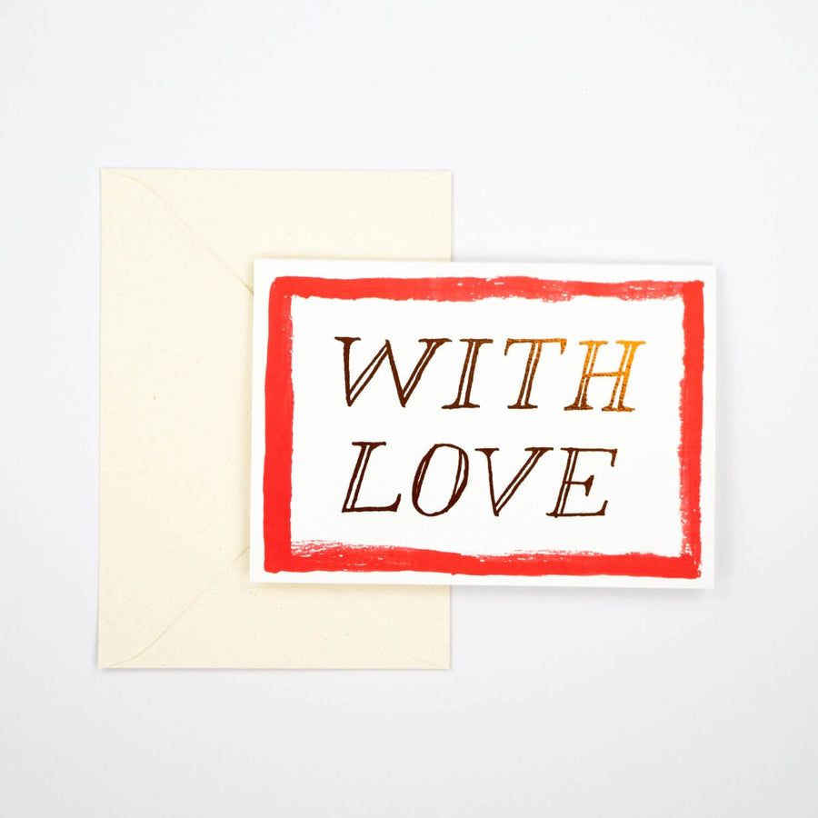 With Love (foiled card)