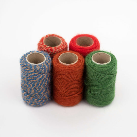 Beautiful Wool Twine in sumptuous colours