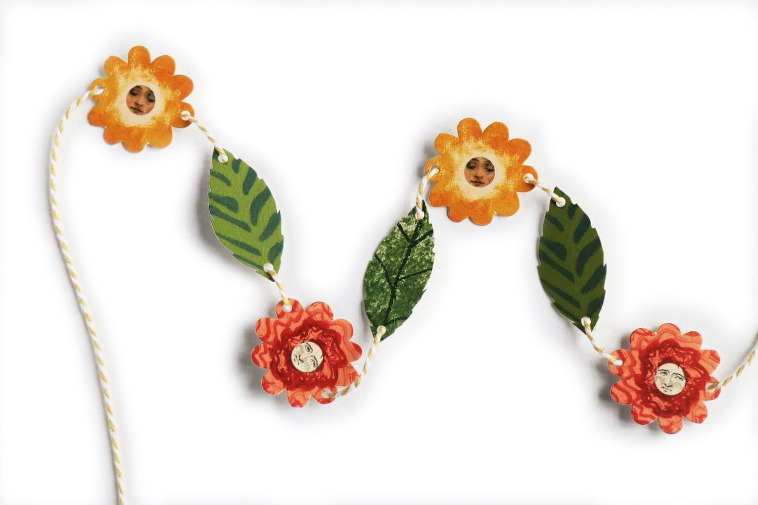 Flower Garland Card