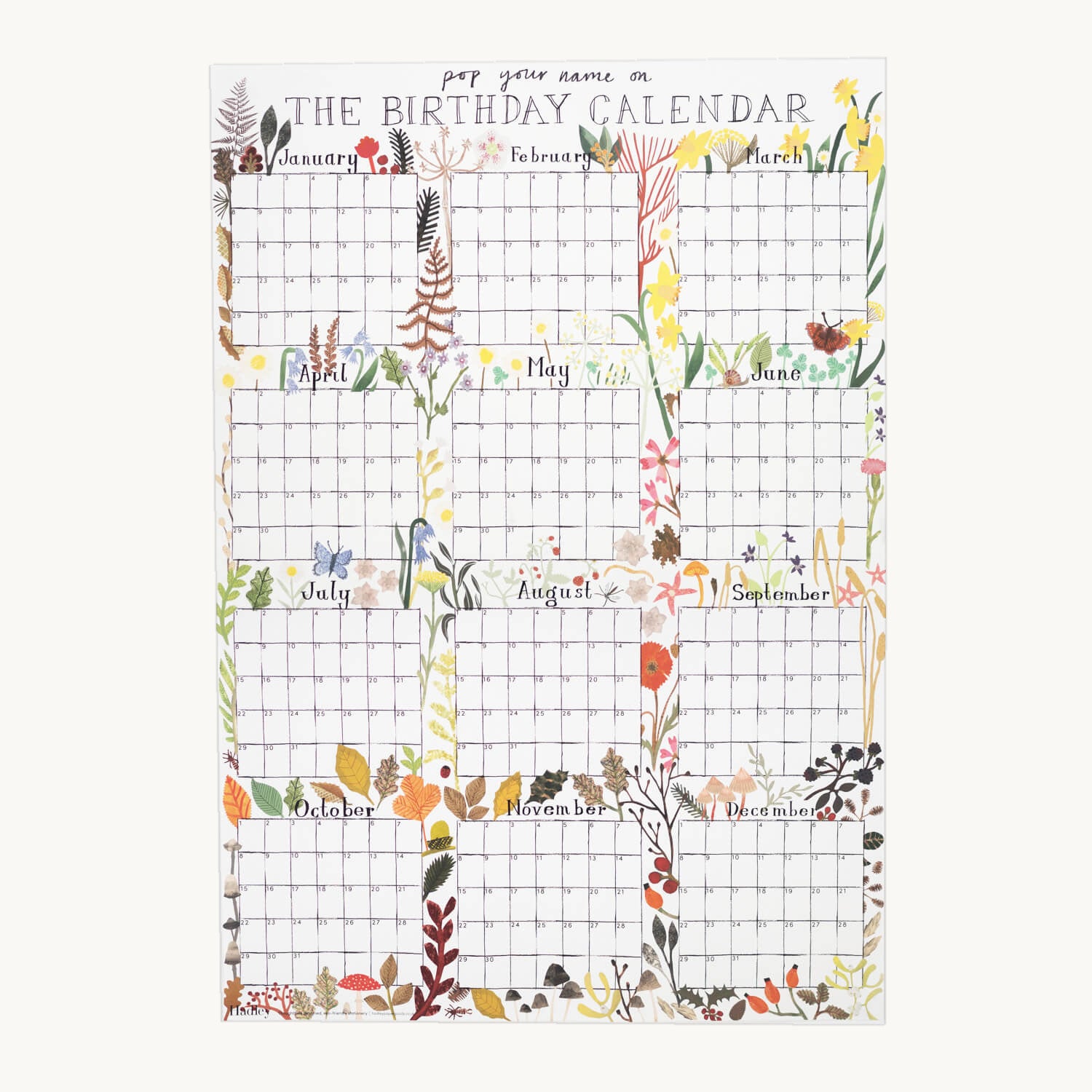 Birthday Calendar