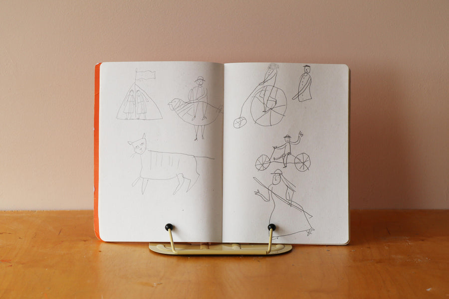 A5 Chequerboard Sketch/Notebooks - Set of 5