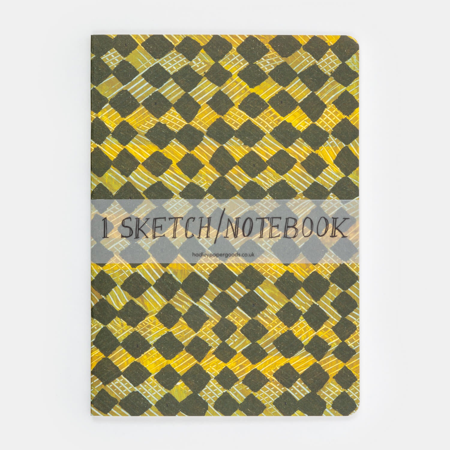 Paste Paper Diamonds Sketchbook