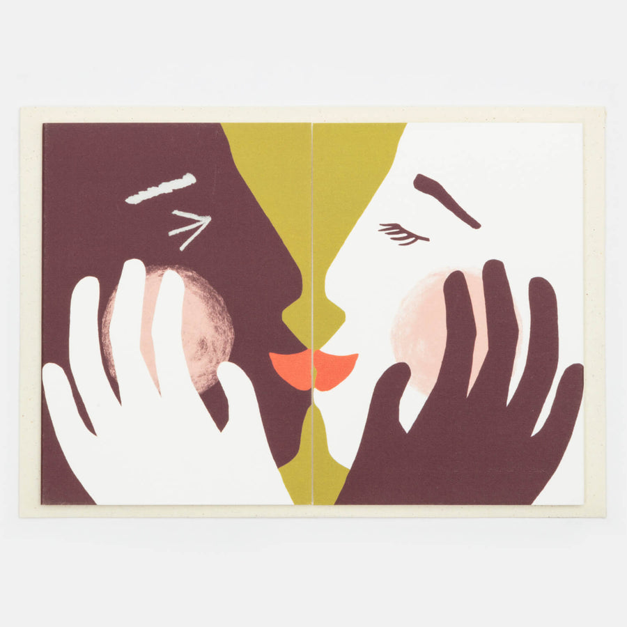 Kissing Card