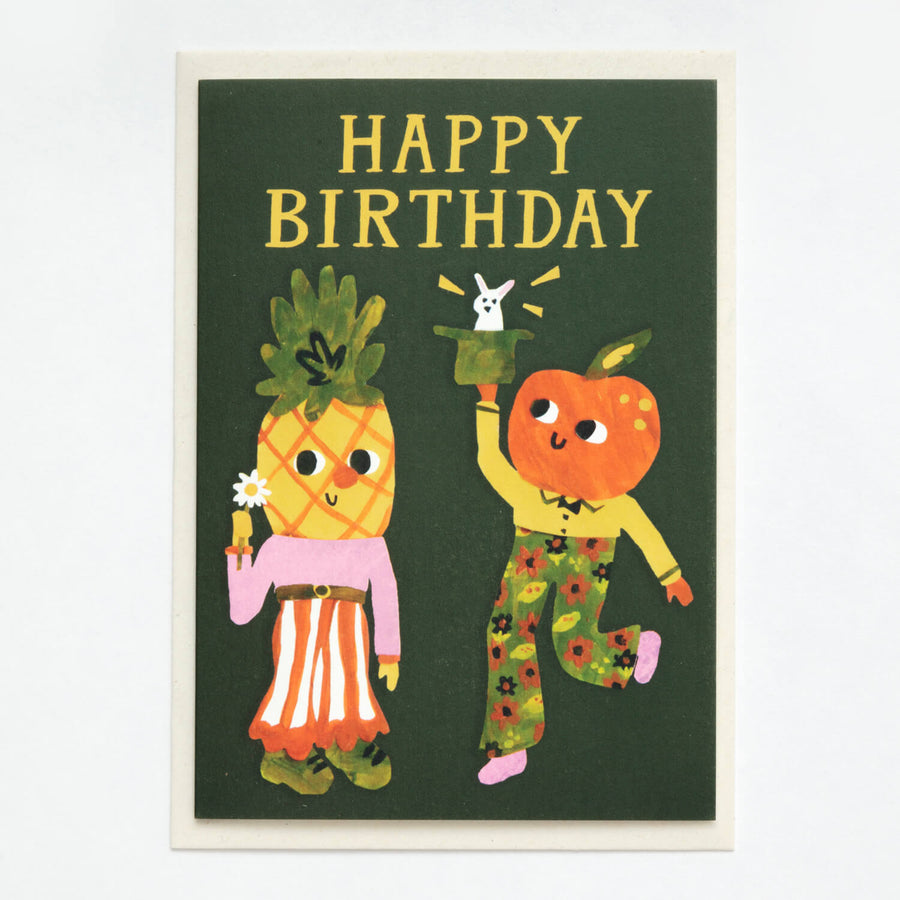 Happy Birthday Pineapple and Orange