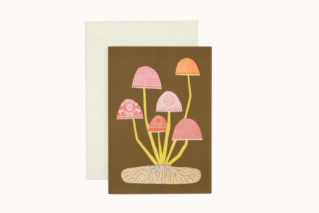 Pattern Roots Mushroom