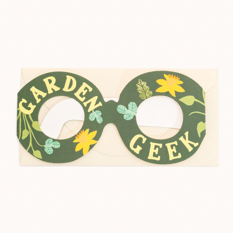 Garden Geek Glasses Card