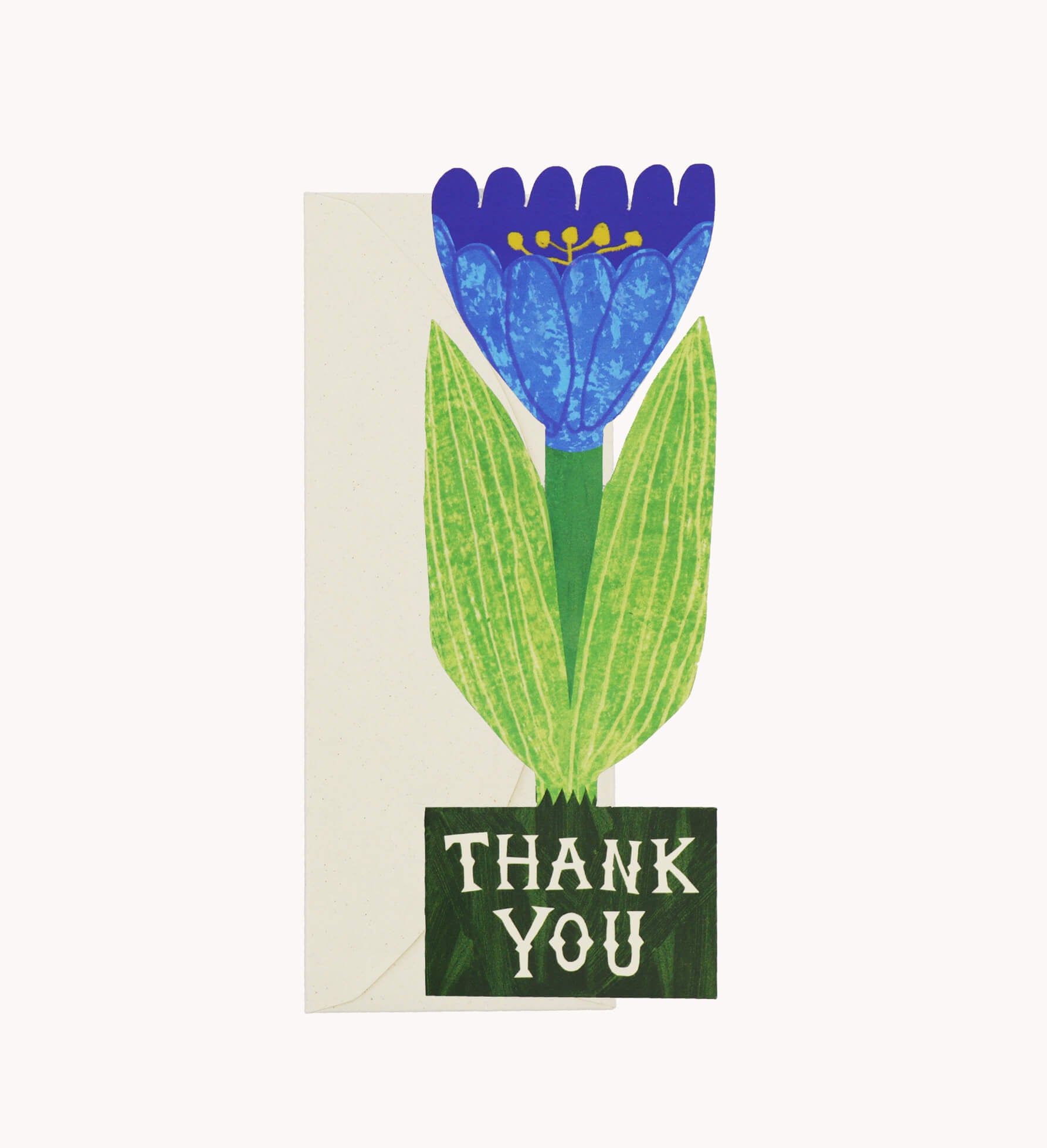 Blue Tulip, Thank You card