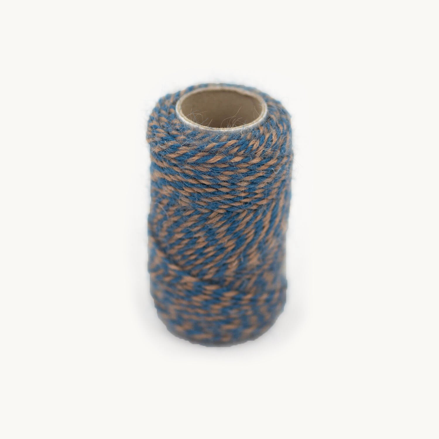 Blue and beige Wool Twine – Hadley Paper Goods