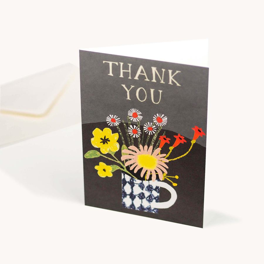 Floral Thank You Card
