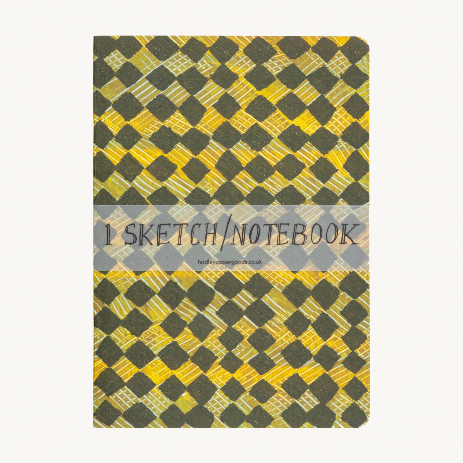 Paste Paper Diamonds Sketchbook