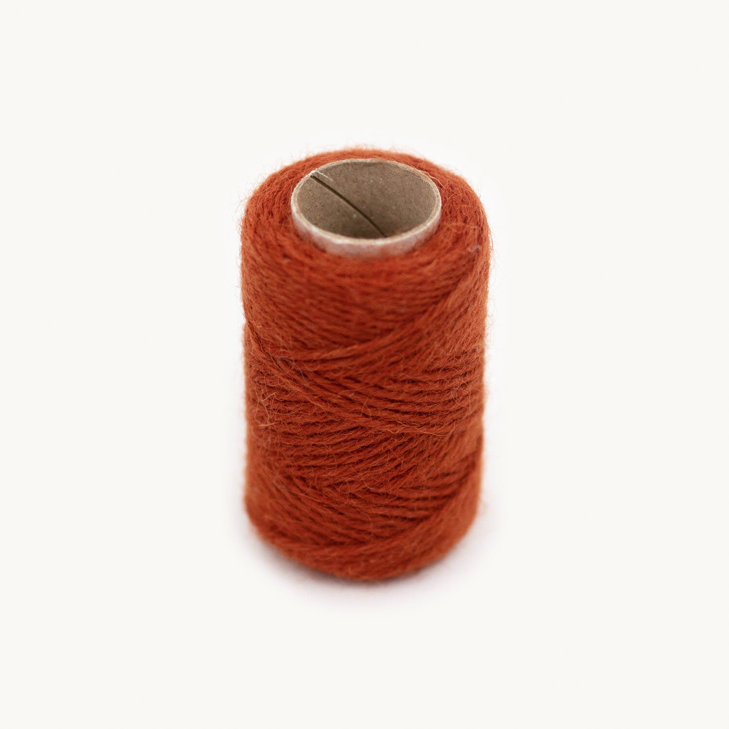 Rusty Orange Wool Twine