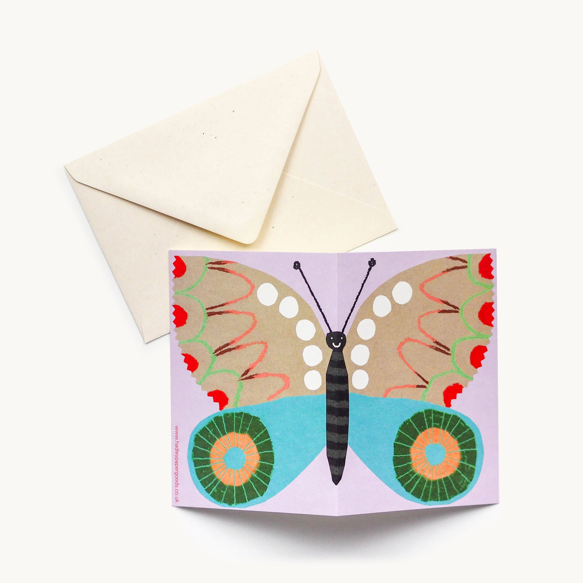 Purple Butterfly Card