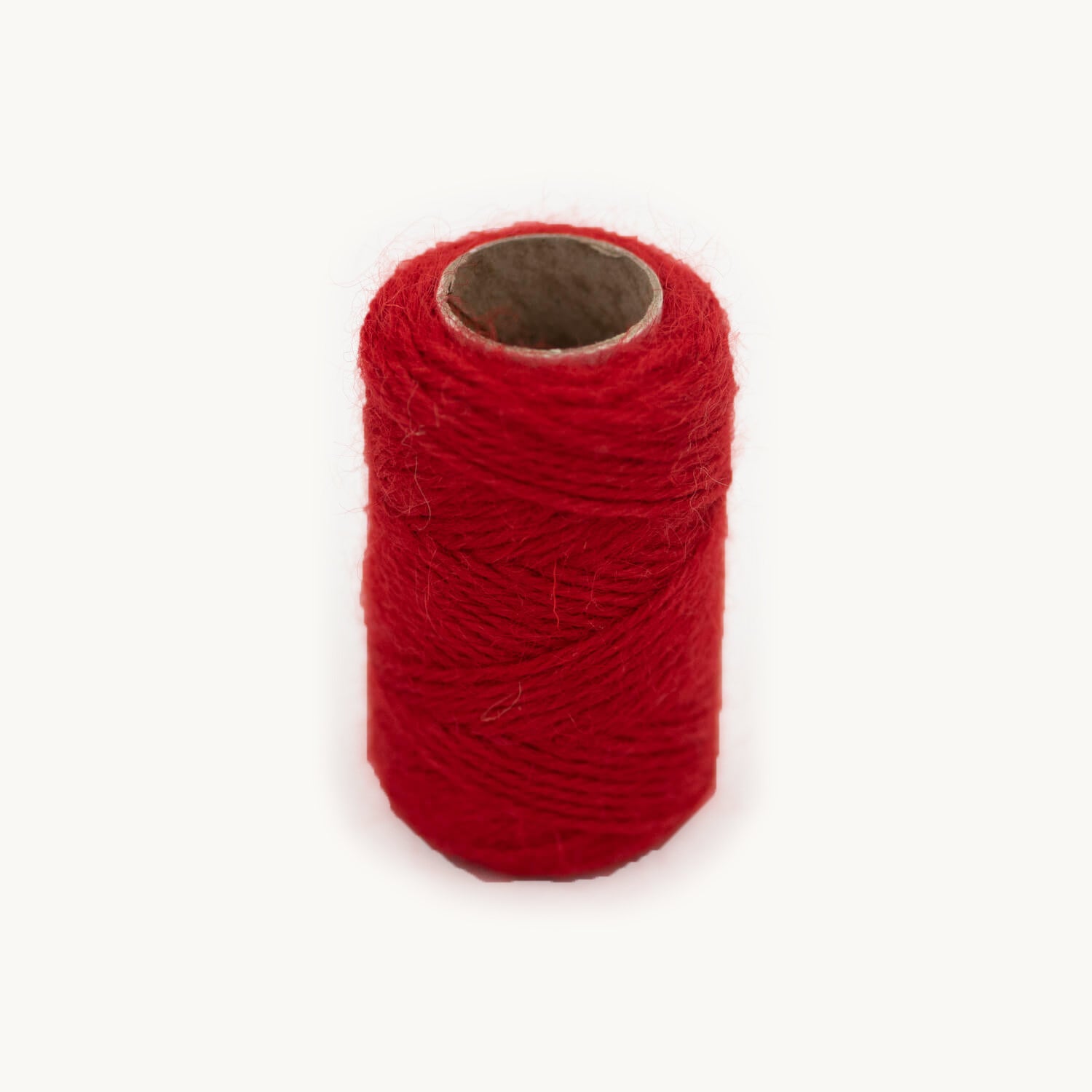 Bright red Wool Twine