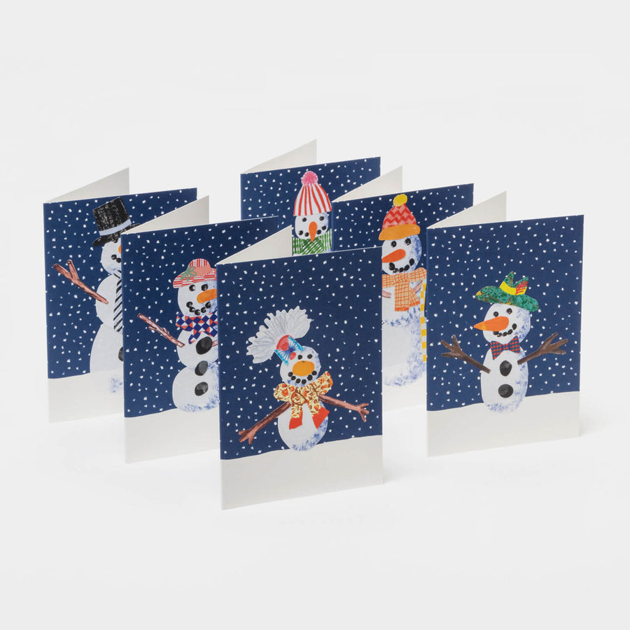 'Make Your Own Christmas Cards' Snowman Set