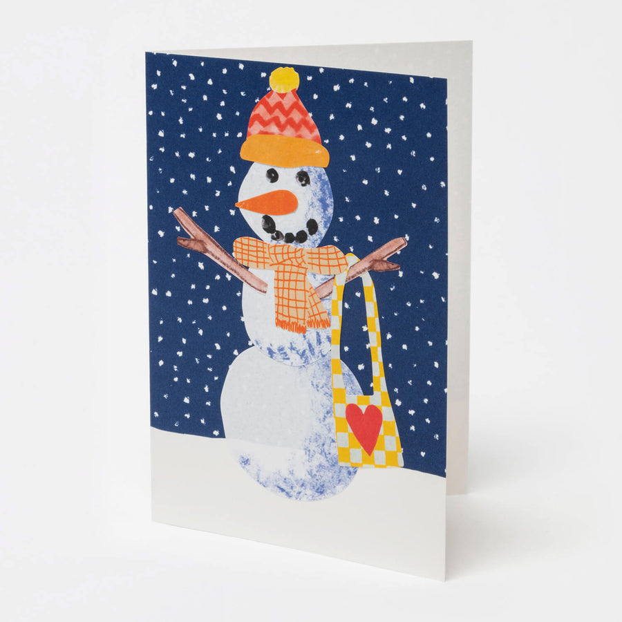 'Make Your Own Christmas Cards' Snowman Set
