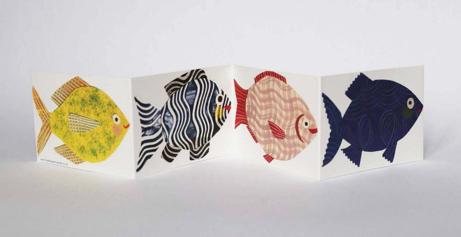 Fish Concertina Card