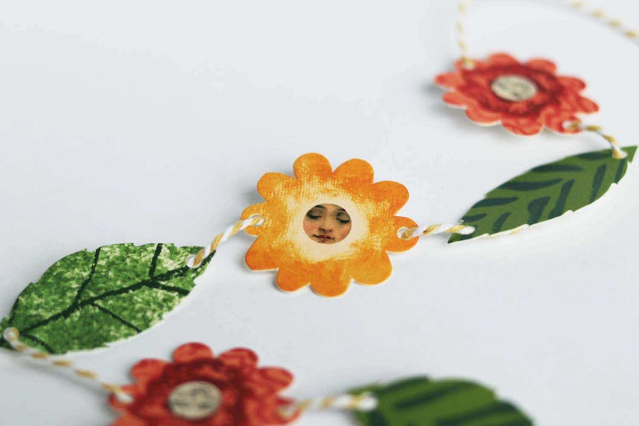 Flower Garland Card