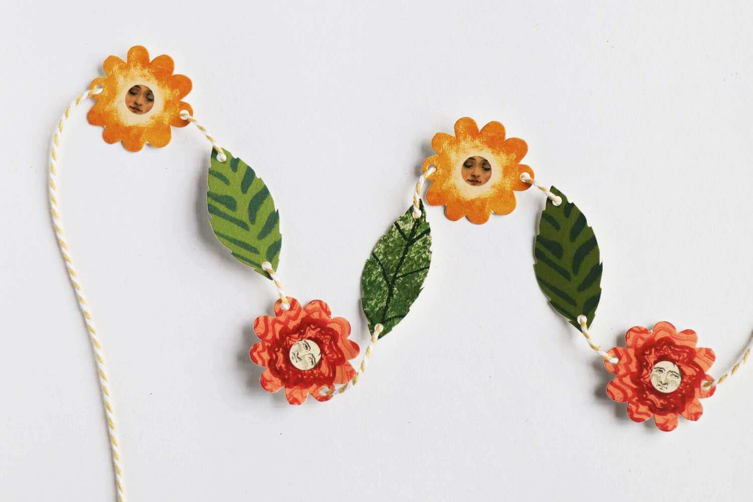 Flower Garland Card