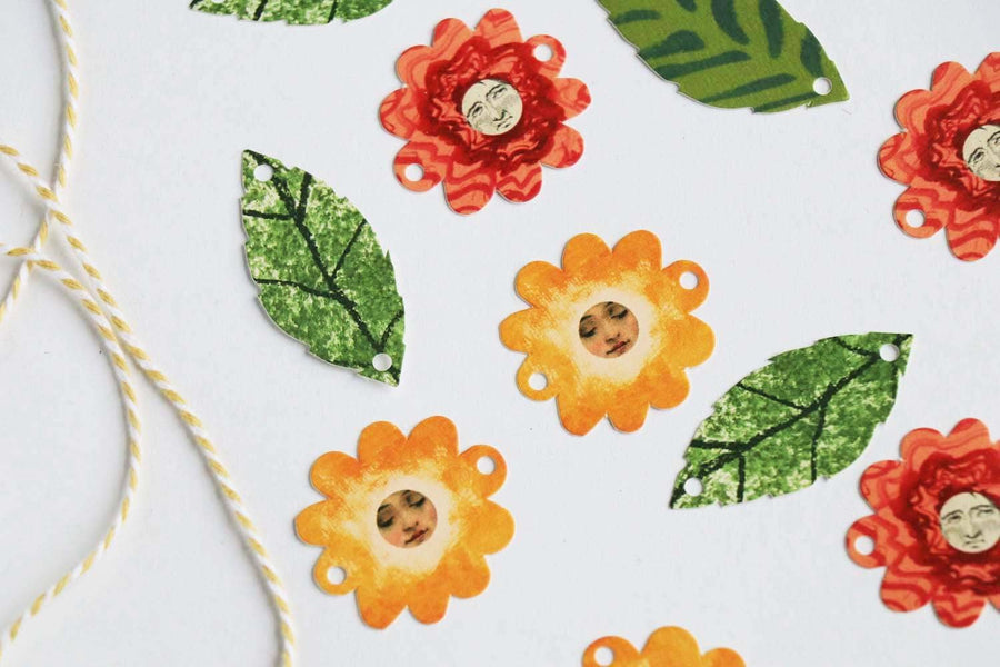 Flower Garland Card