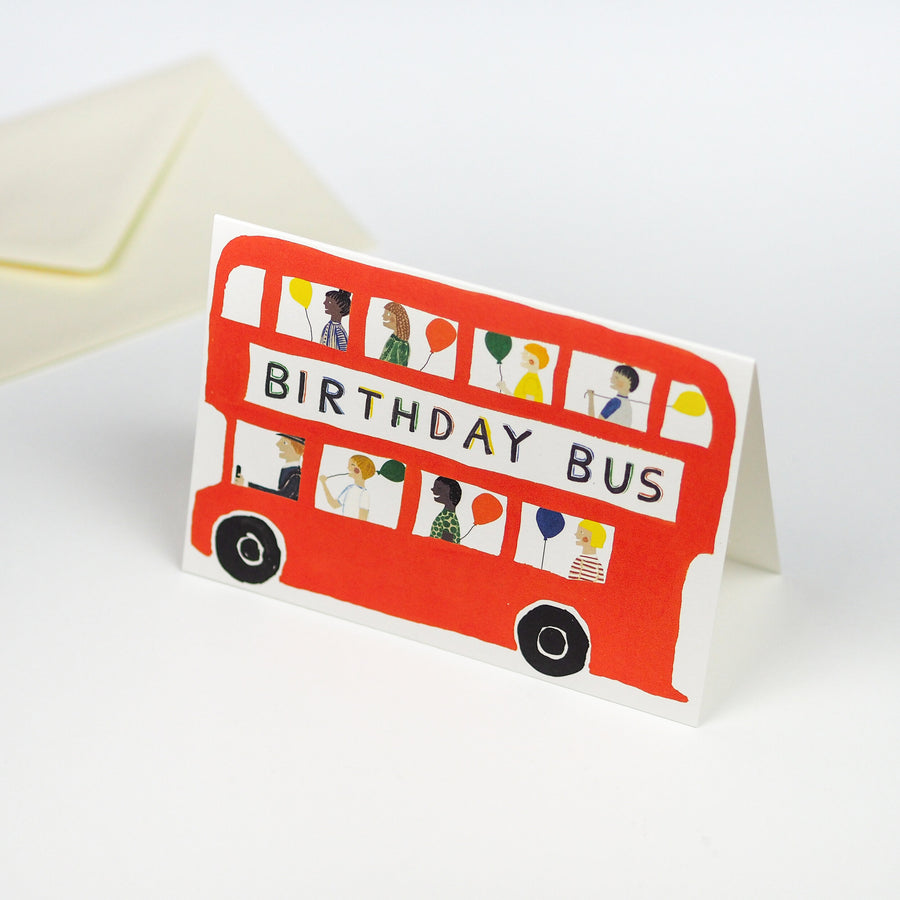 Birthday Bus Card