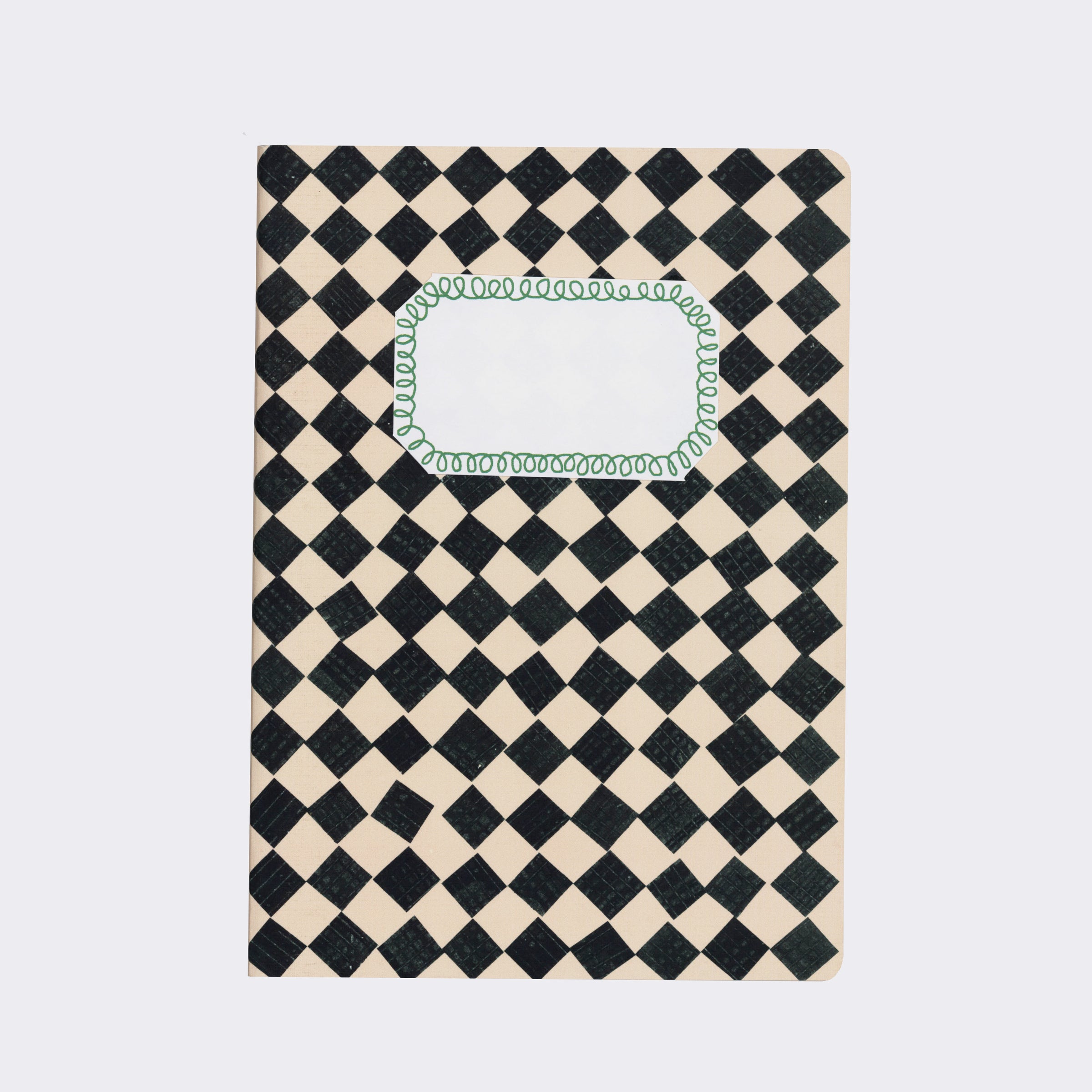 A5 Black and White Chequered Sketch/Notebook
