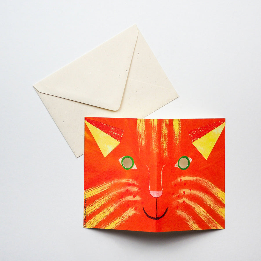 Cat Mask Card