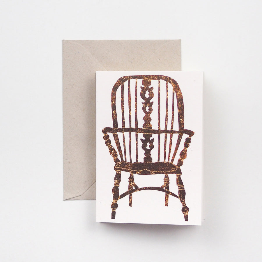 Wooden Chairs Card