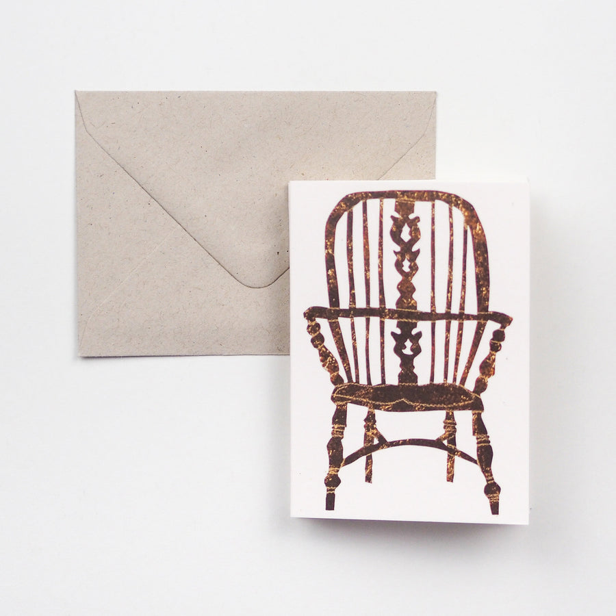 Wooden Chairs Card