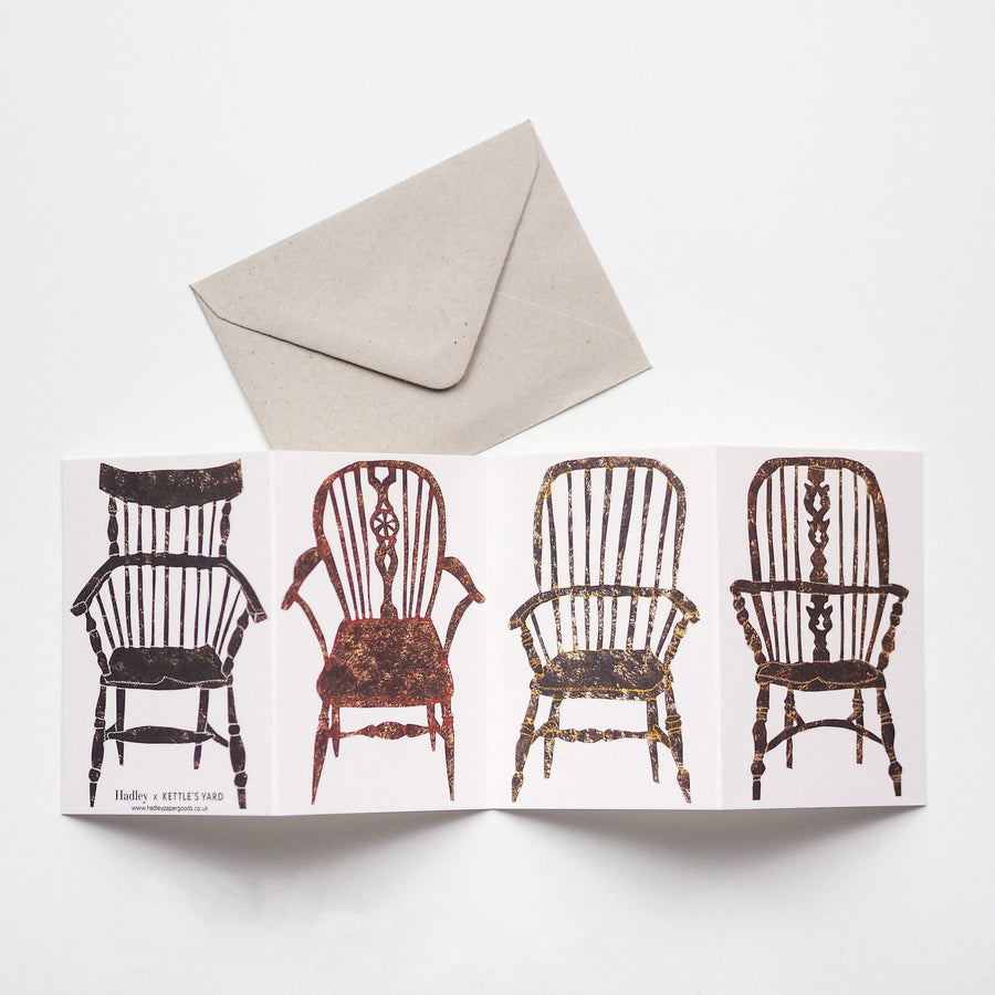 Wooden Chairs Card