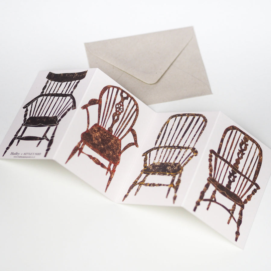 Wooden Chairs Card