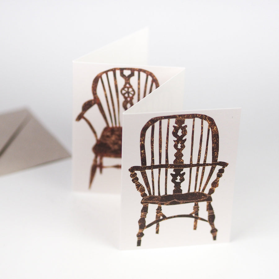 Wooden Chairs Card