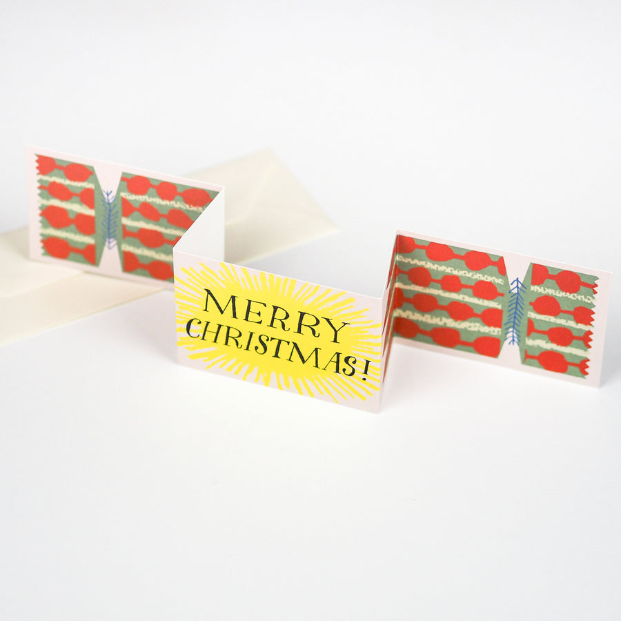 Christmas Cracker Splodge Card