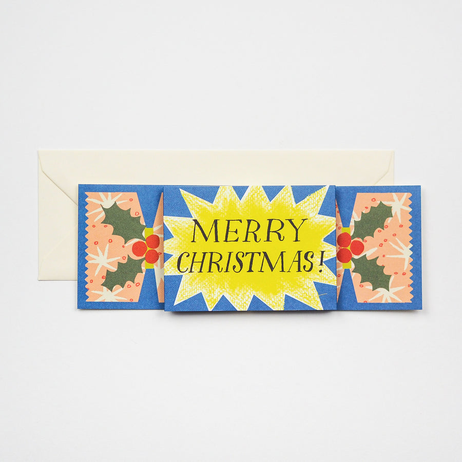 Christmas Cracker Starburst Card