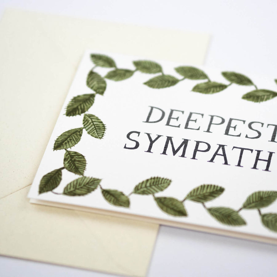 Deepest Sympathy (foiled card)