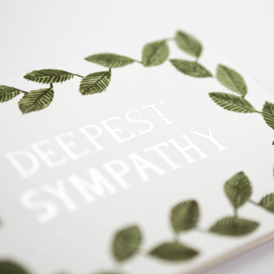 Deepest Sympathy (foiled card)