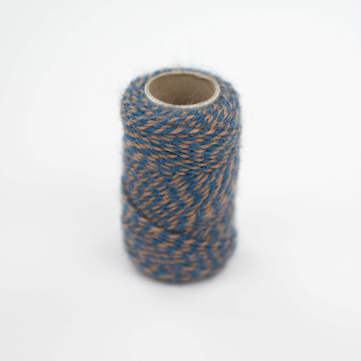 Blue and beige Wool Twine