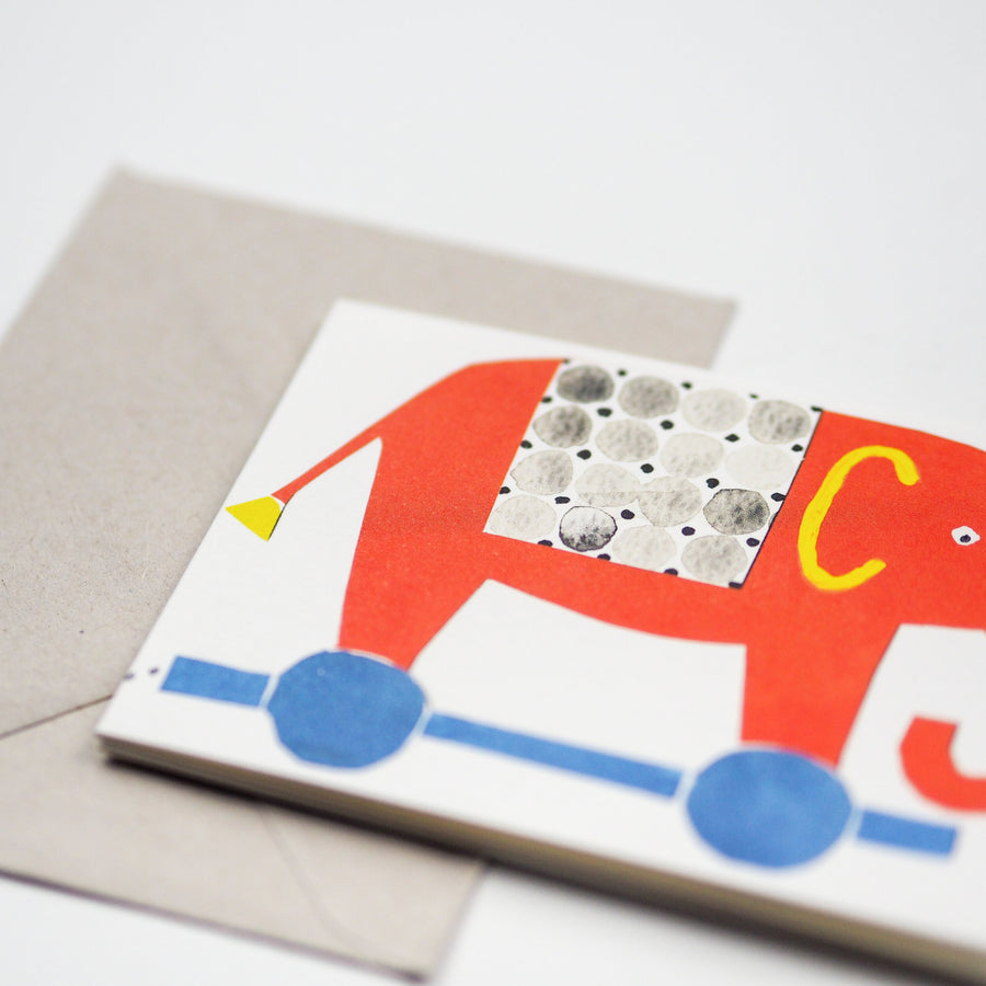 Elephant Fold Out Card