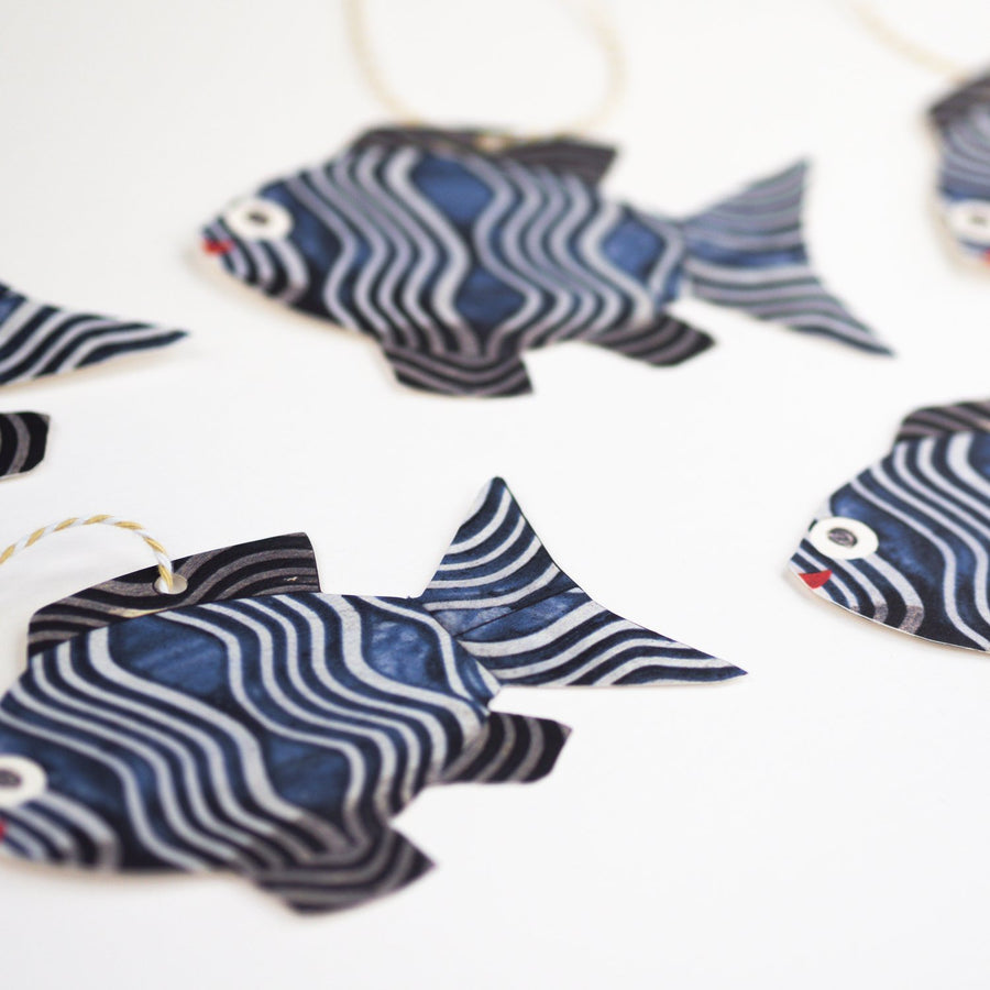 Fish gift tags