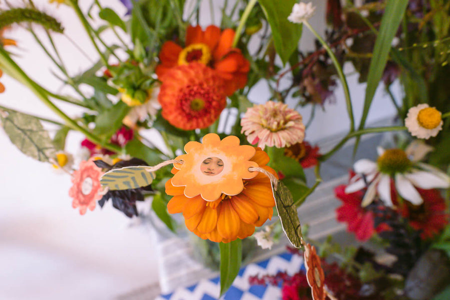 Flower Garland Card