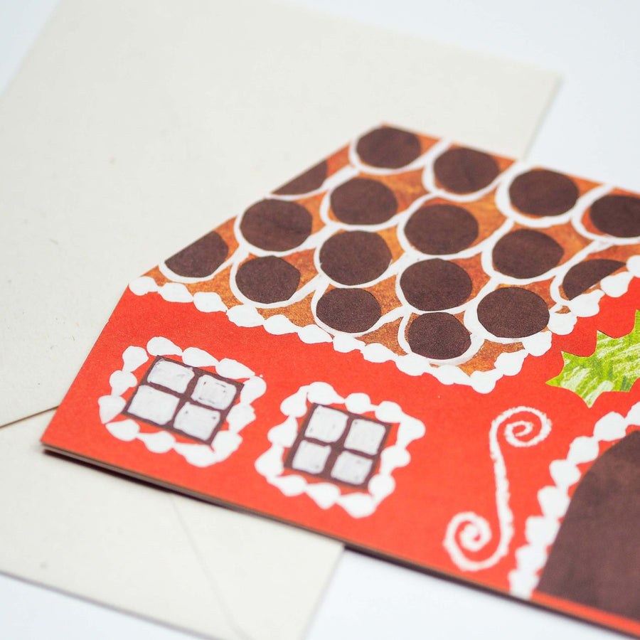 Christmas Gingerbread House Card