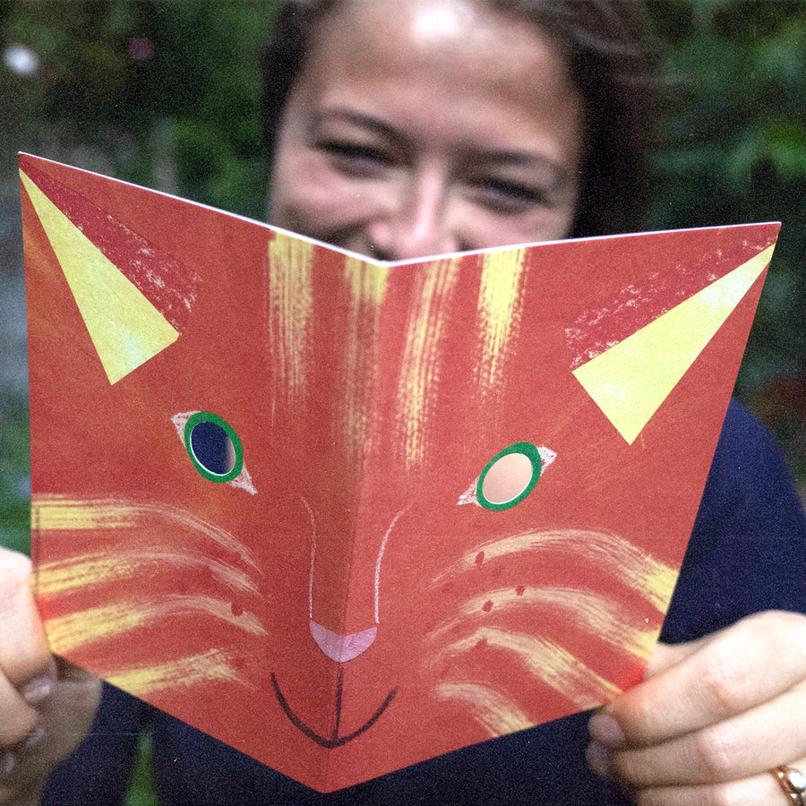 Cat Mask Card