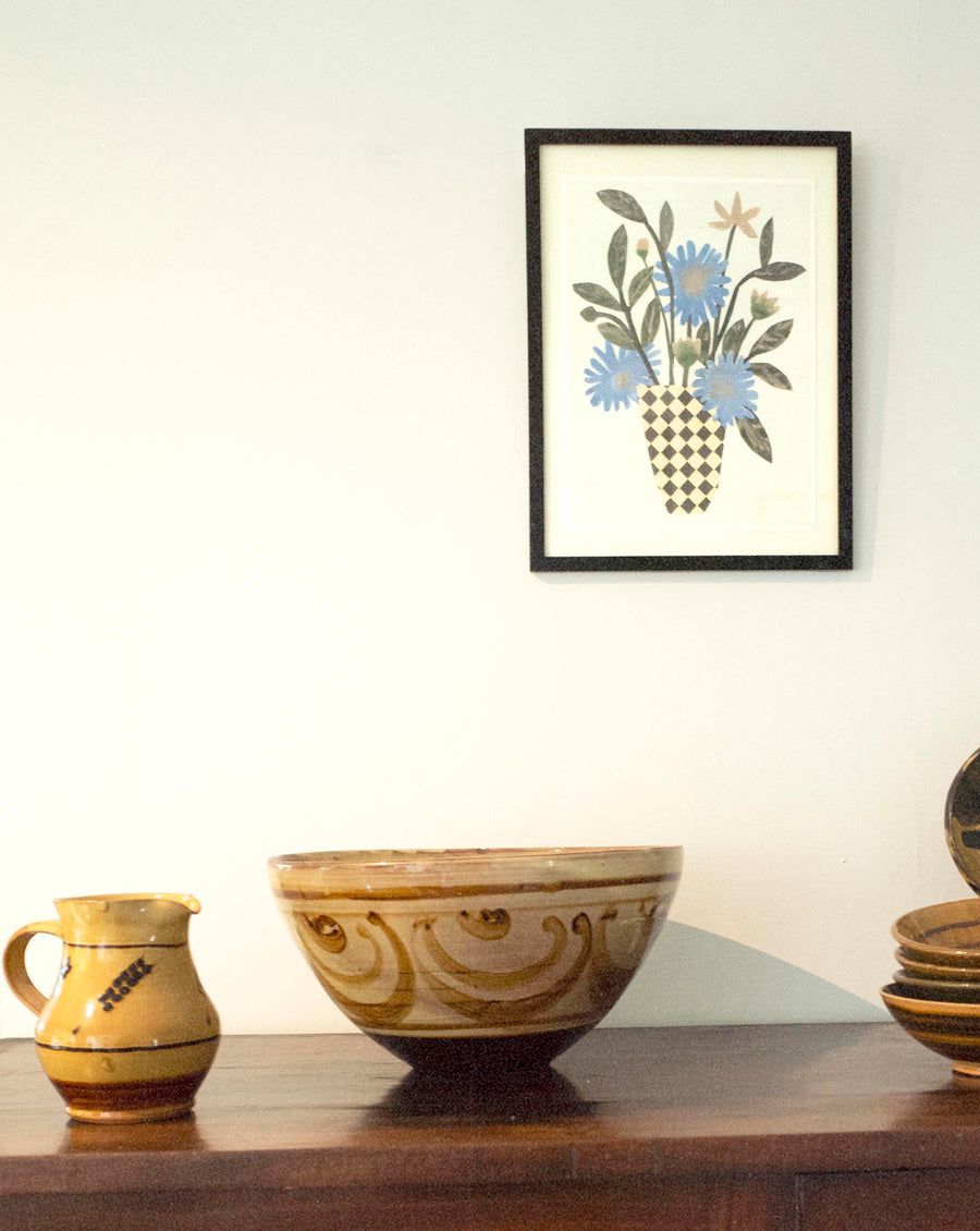 Chequer Vase Print (A4)