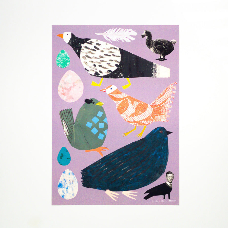 Birds print (A3)