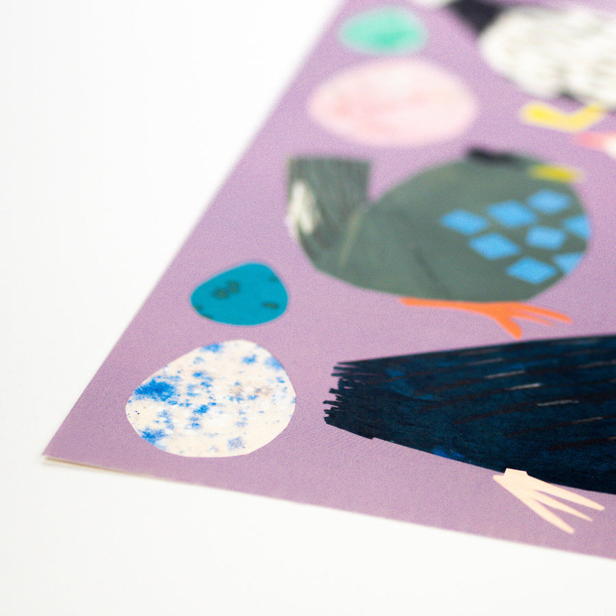 Birds print (A3)