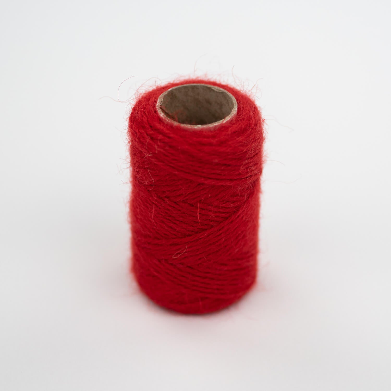 Bright red Wool Twine