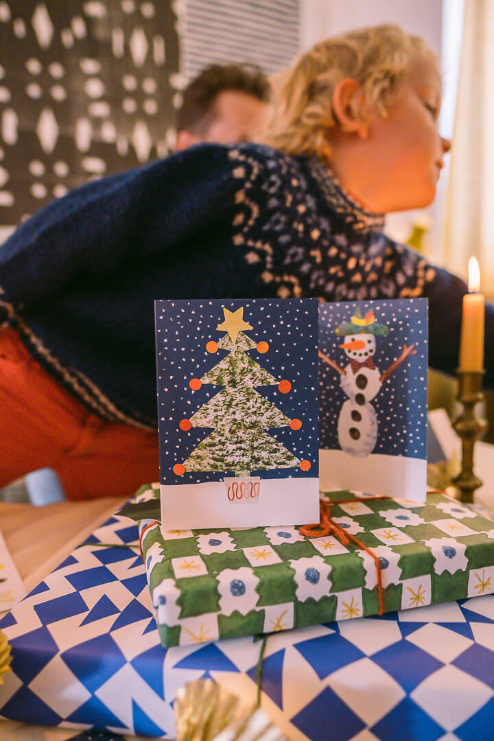 thumbnail interactive-video image 1 of A6 Make Your Own Christmas Card Kits – Blanks + Envelopes – Stella Weds – Pick Colour & Qty 1 of 2