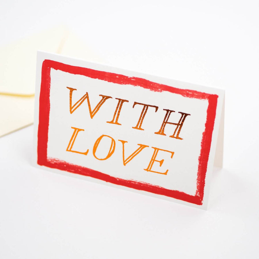 With Love (foiled card)